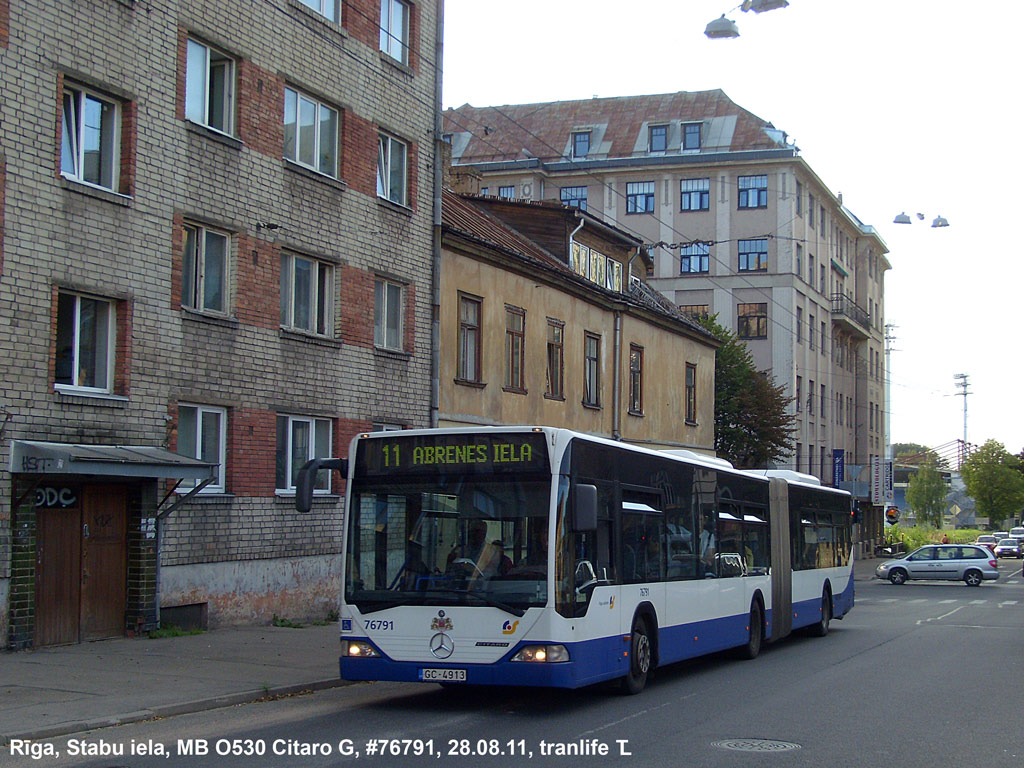 Lotyšsko, Mercedes-Benz O530G Citaro G č. 76791