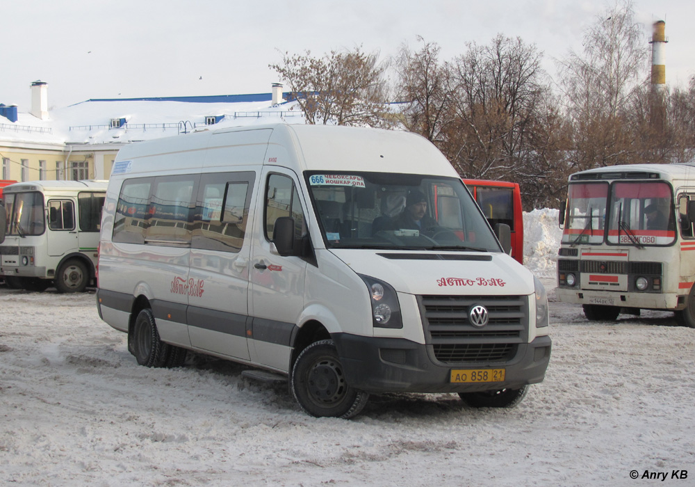 Чувашия, Луидор-223712 (Volkswagen Crafter) № АО 858 21