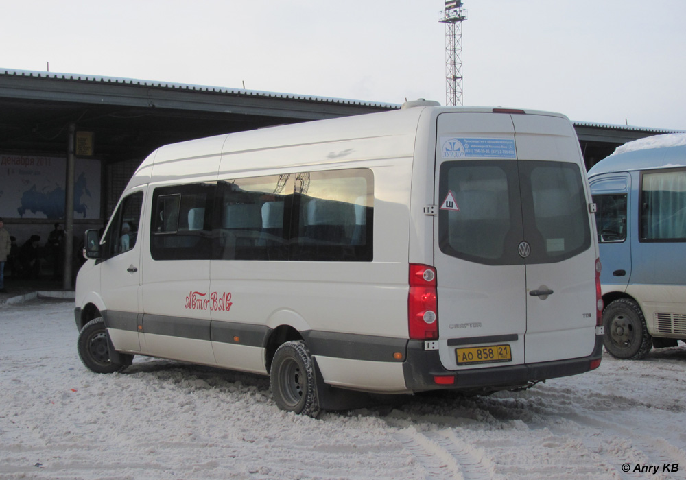 Чувашия, Луидор-223712 (Volkswagen Crafter) № АО 858 21