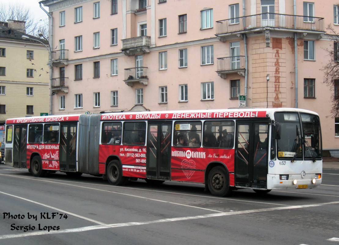 Псковская область, Mercedes-Benz O345G № 657