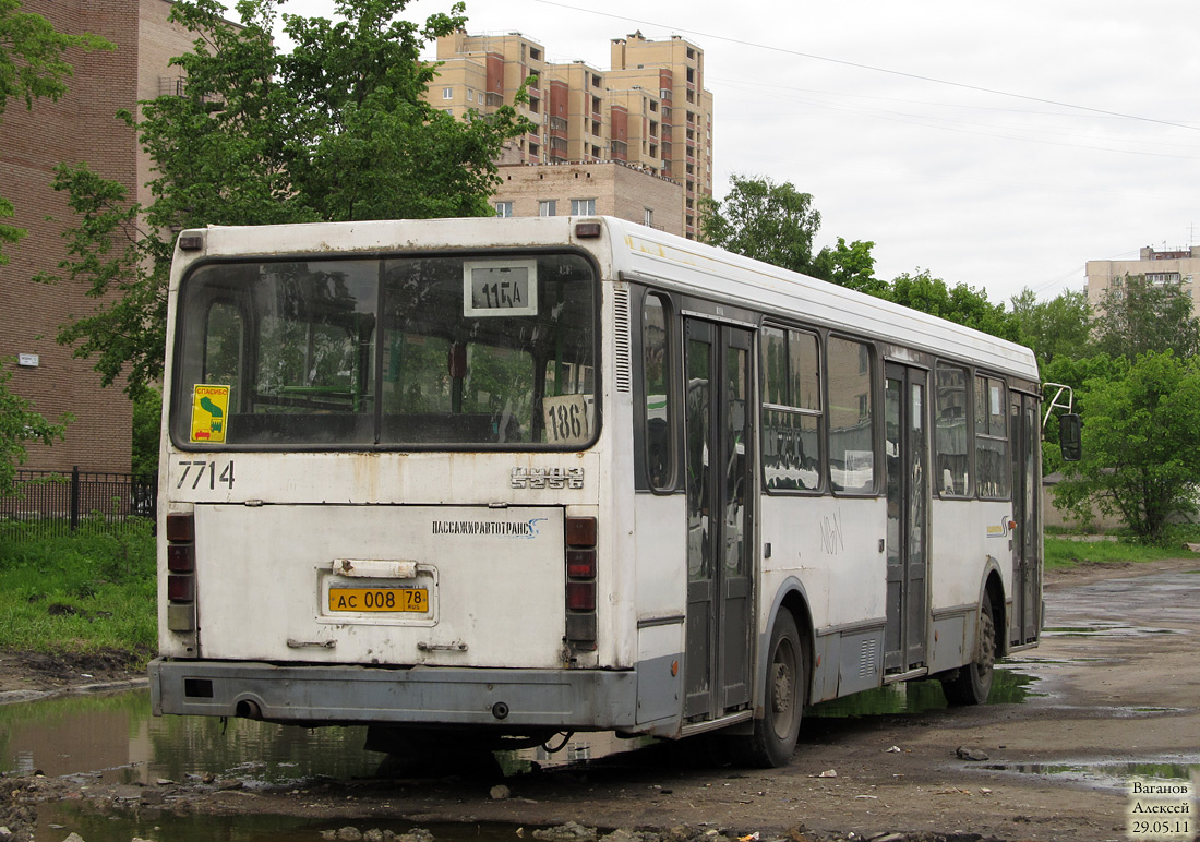 Санкт-Петербург, ЛиАЗ-5256.25 № 7714