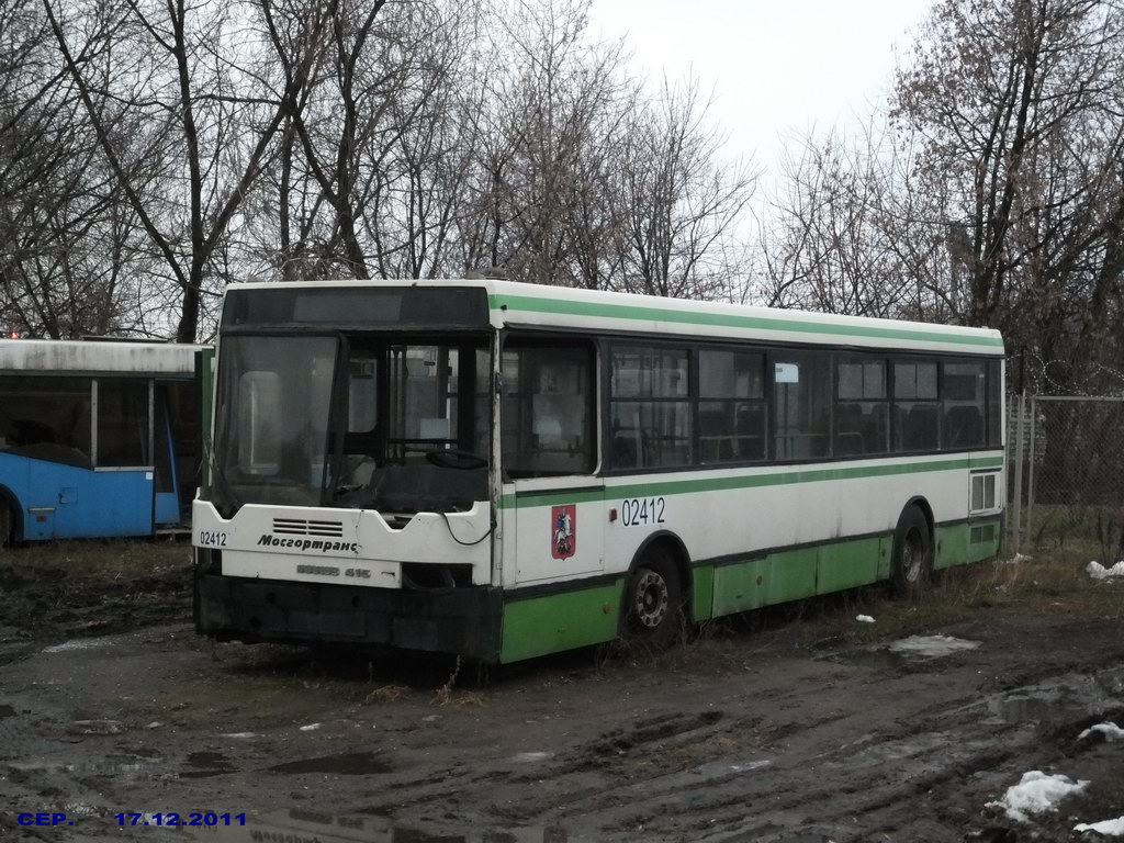 Москва, Ikarus 415.33 № 02412