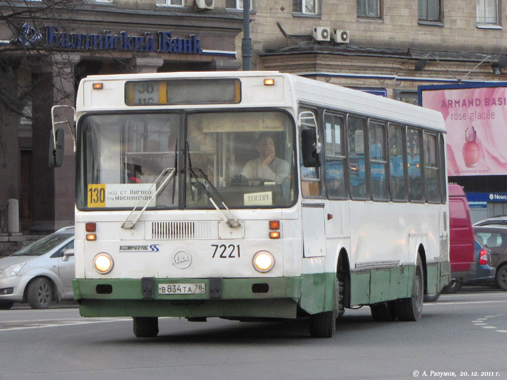 Санкт-Петербург, ЛиАЗ-5256.25 № 7221