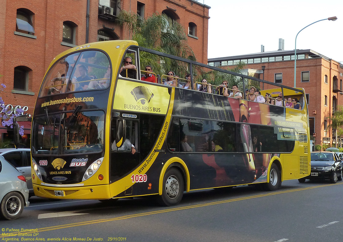 Аргентина, Metalsur Starbus 405 № 1020