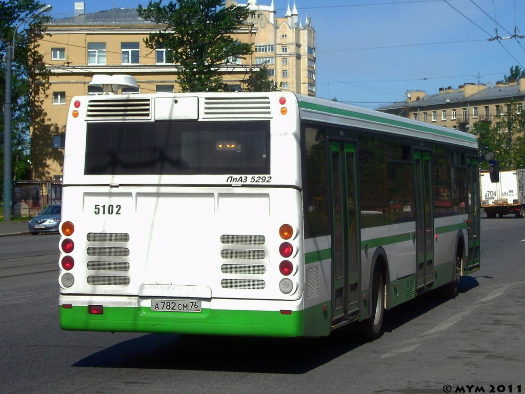 Saint Petersburg, LiAZ-5292.20 # 5102