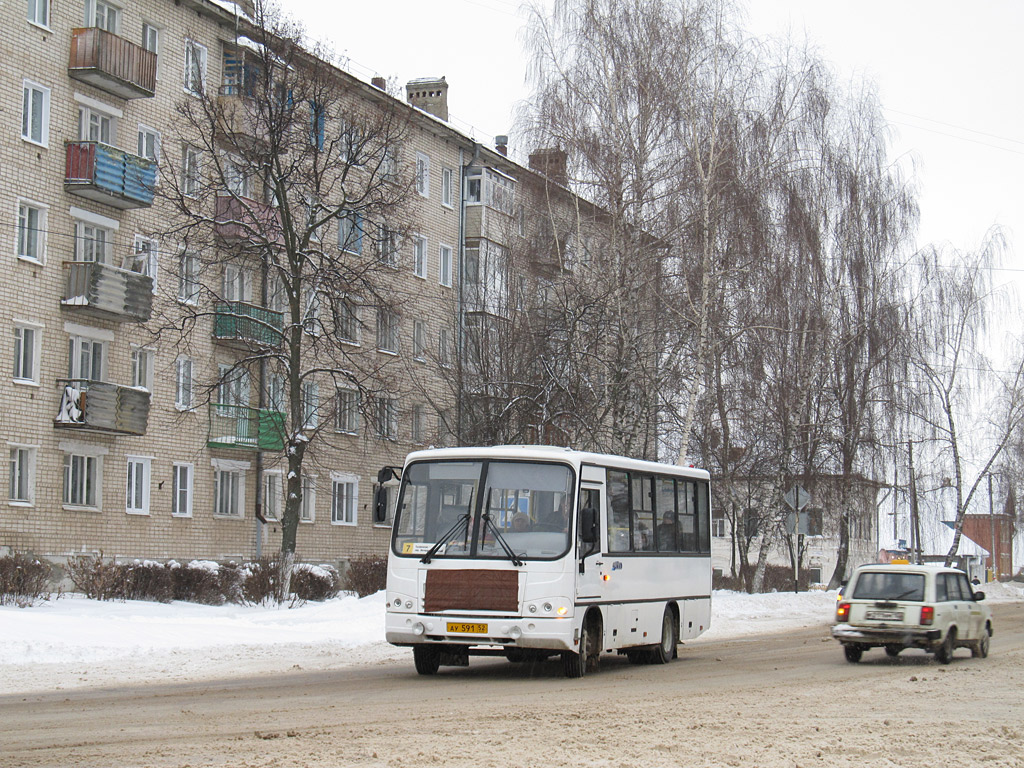 Нижегородская область, ПАЗ-320402-03 № АУ 591 52