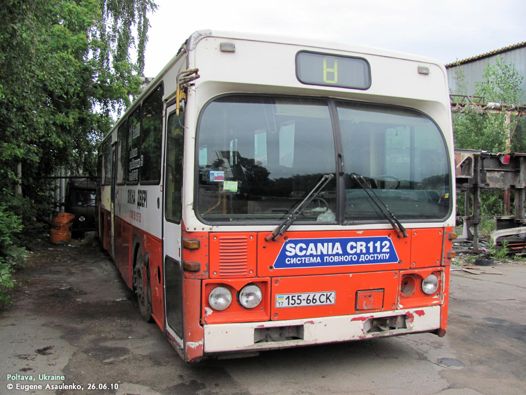Poltava region, Scania CR112 (Poltava-Automash) # 155-66 СК