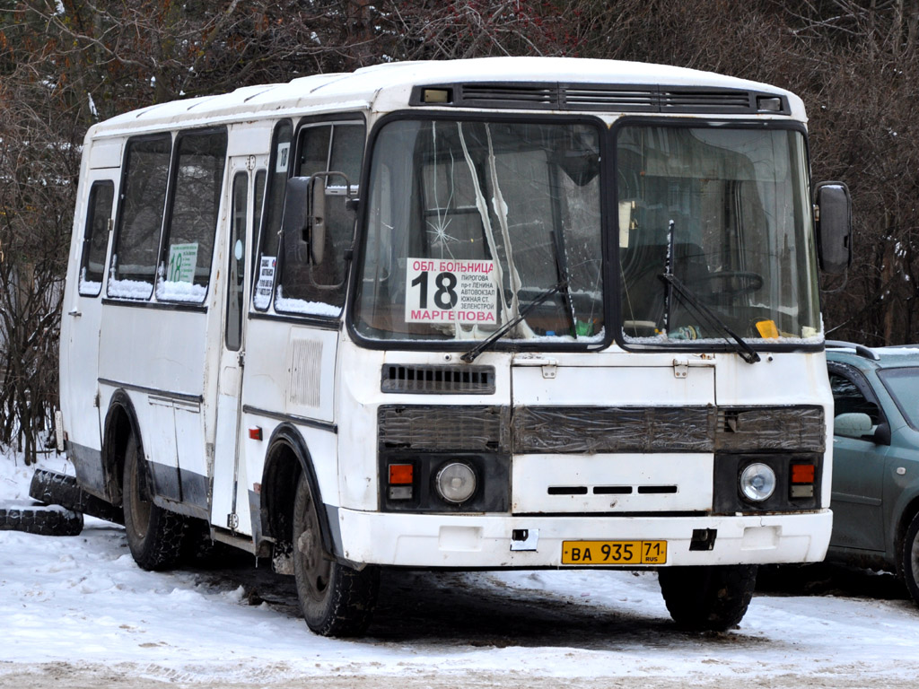 Тульская область, ПАЗ-3205-110 № ВА 935 71