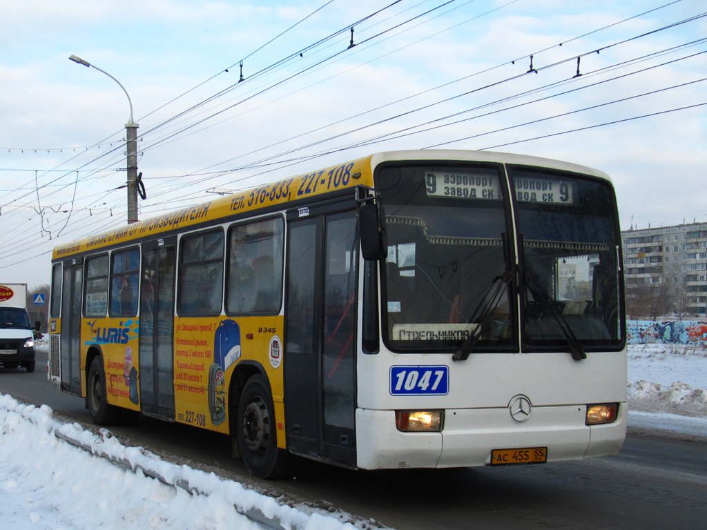 Омская область, Mercedes-Benz O345 № 1047