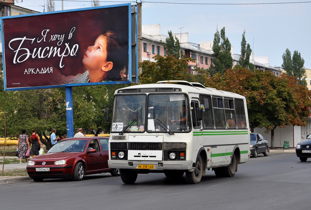 Republic of Crimea, PAZ-32054 č. AK 2581 AA