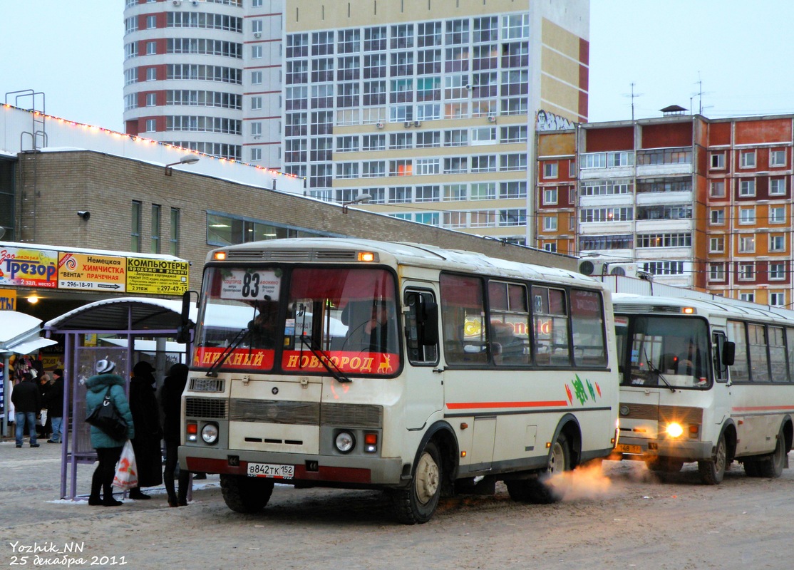 Нижегородская область, ПАЗ-32054 № В 842 ТК 152