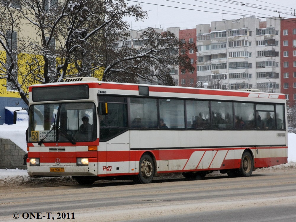 Владимирская область, Mercedes-Benz O405 № ВТ 908 33