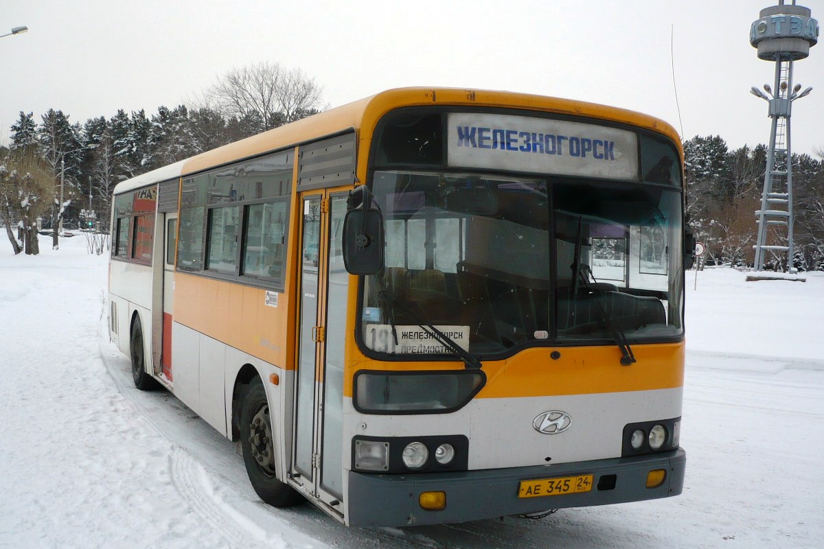 Красноярский край, Hyundai New Super AeroCity № АЕ 345 24