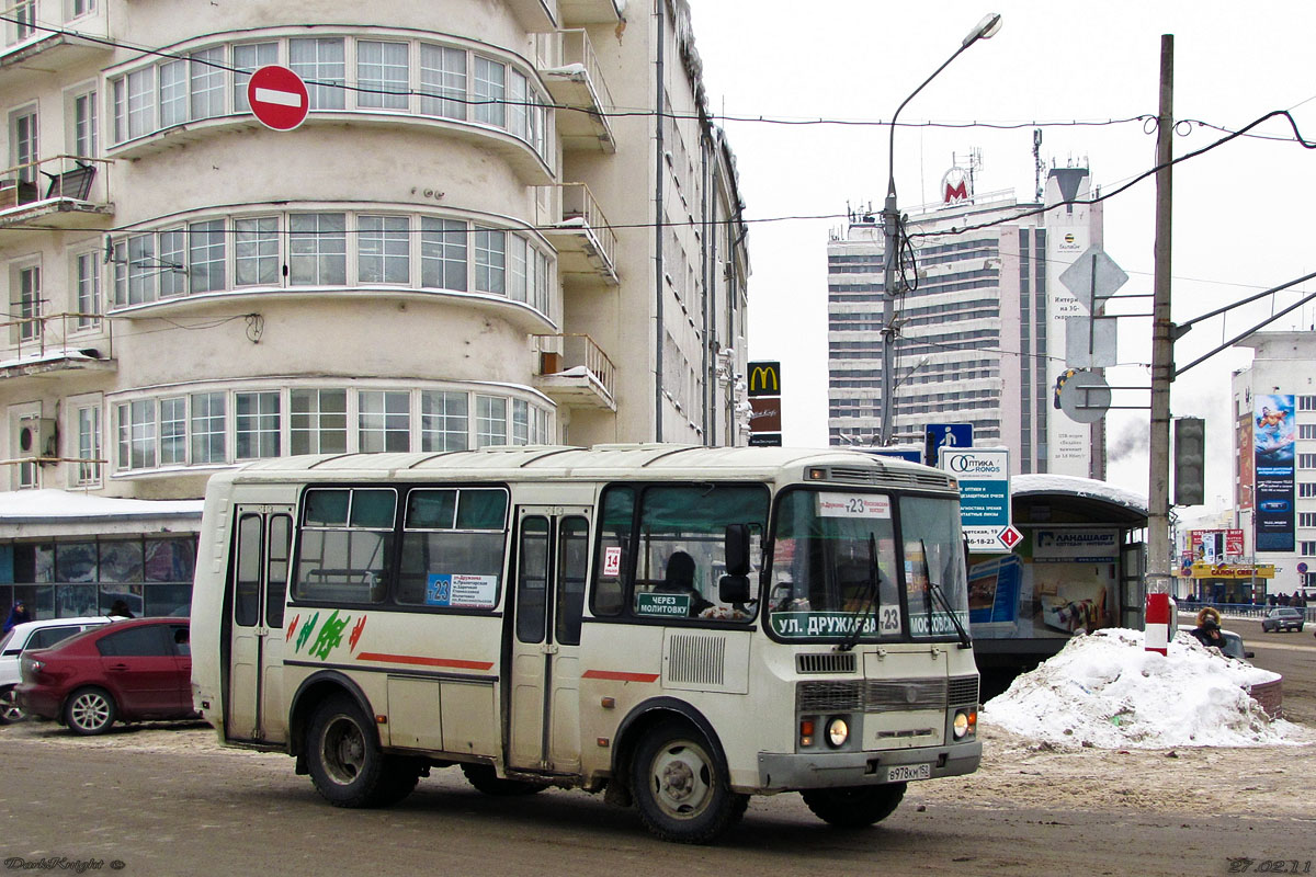 Нижегородская область, ПАЗ-32054 № В 978 КМ 152