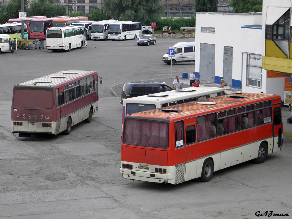 Днепропетровская область, Ikarus 256.54 № 493-97 АА; Херсонская область, Ikarus 256.54 № 003-46 ХО; Днепропетровская область — Разные фотографии