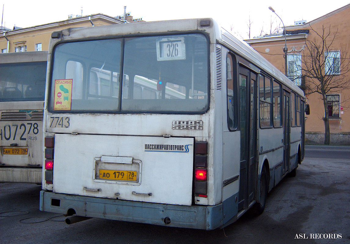 Санкт-Петербург, ЛиАЗ-5256.00 № 7743