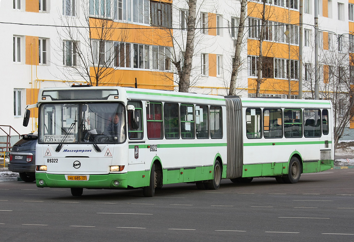 Москва, ЛиАЗ-6212.00 № 09322