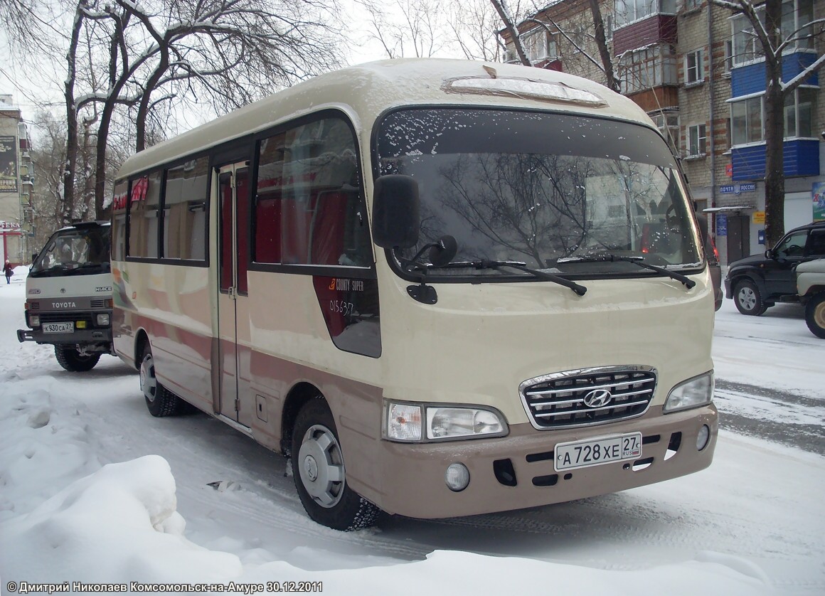 Хабаровский край, Hyundai County Super № А 728 ХЕ 27