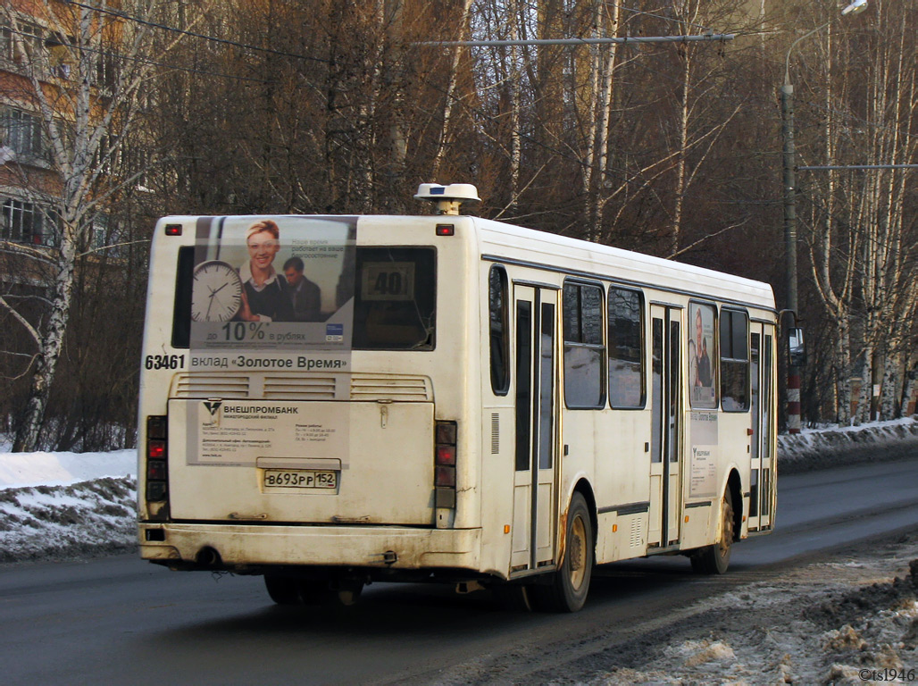 Nizhegorodskaya region, LiAZ-5256.26 č. 63461