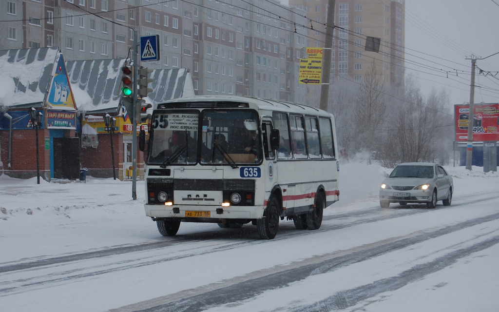 Омская область, ПАЗ-32054 № 635