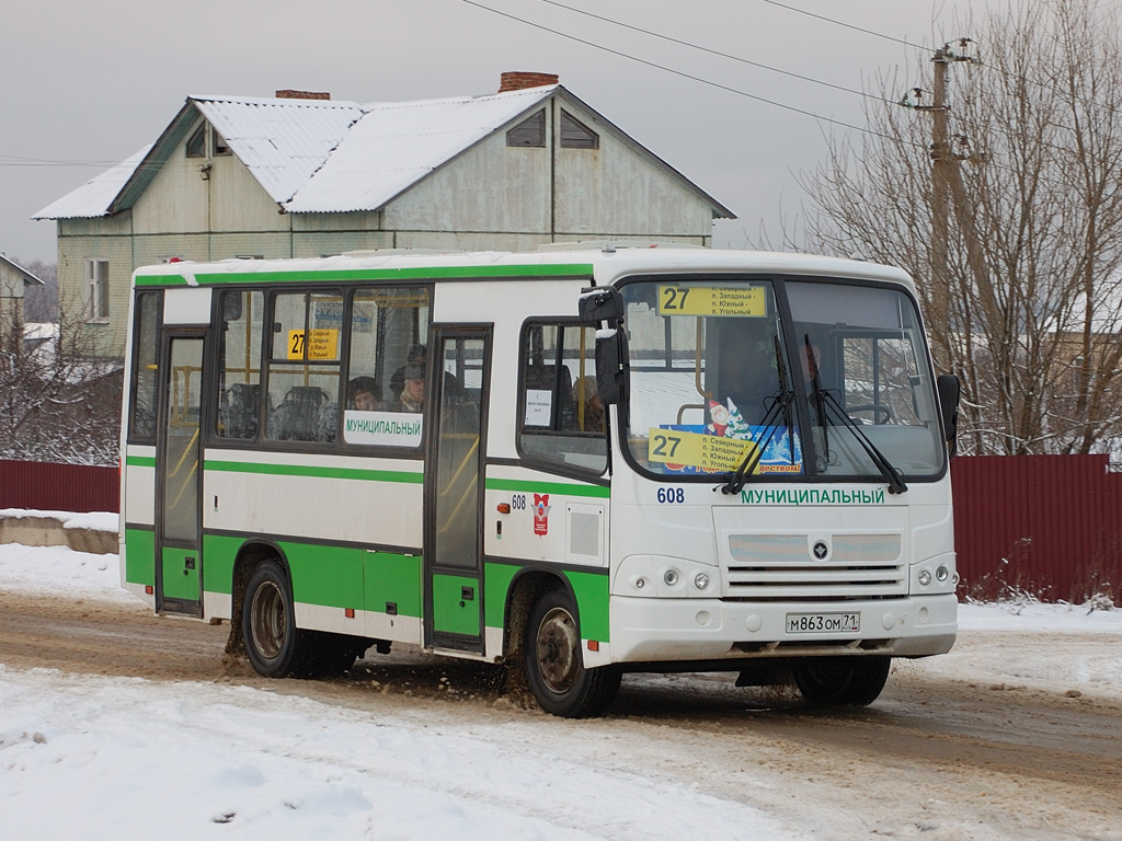 Тульская область, ПАЗ-320402-03 № 608