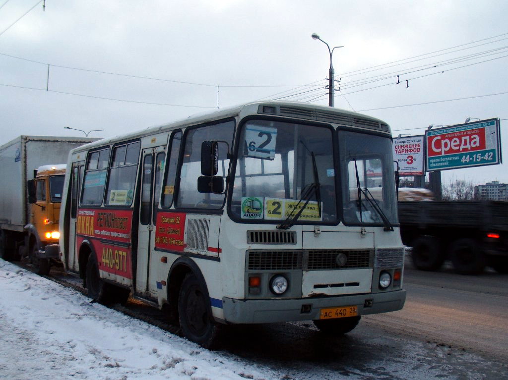 Архангельская область, ПАЗ-32054 № АС 440 29