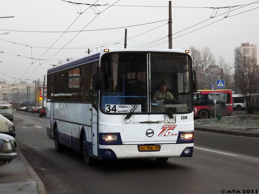 Санкт-Петербург, ЛиАЗ-5256.23-01 (ГолАЗ) № 3319