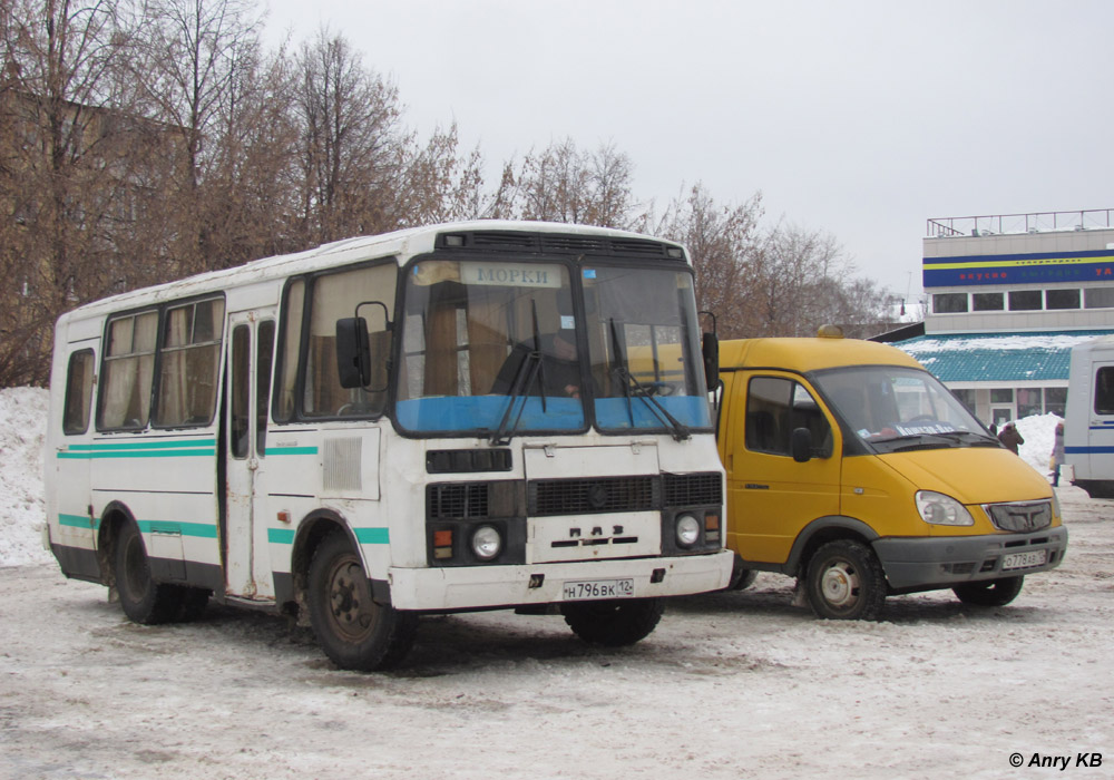 Марий Эл, ПАЗ-3205-110 № Н 796 ВК 12