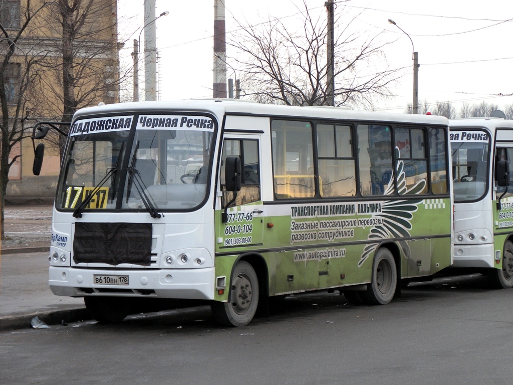 Санкт-Петербург, ПАЗ-320402-03 № В 610 ВН 178