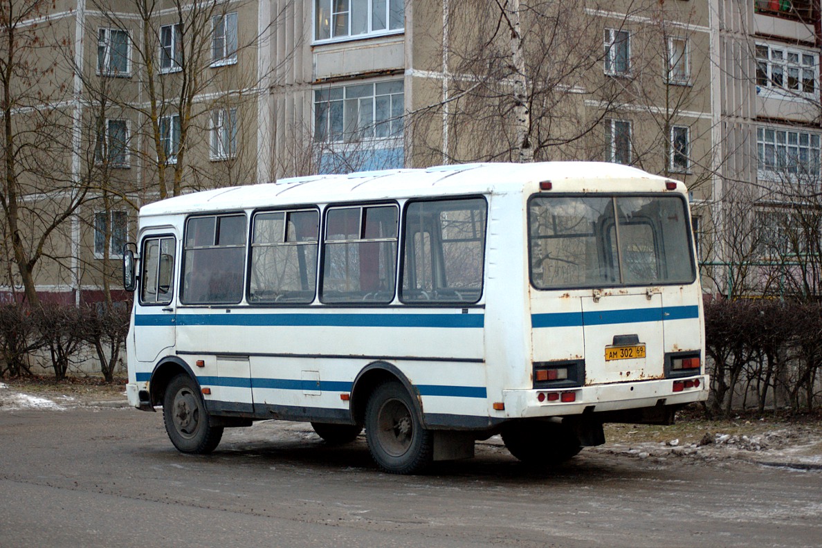 Тверская область, ПАЗ-3205-110 № АМ 302 69