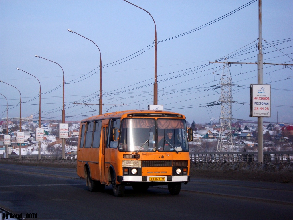 Омская область, ПАЗ-3205 (00) № 197