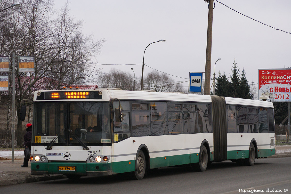 Санкт-Петербург, ЛиАЗ-6213.20 № 7586