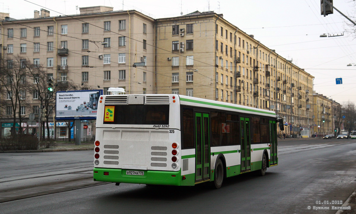 Санкт-Петербург, ЛиАЗ-5292.20 № 325