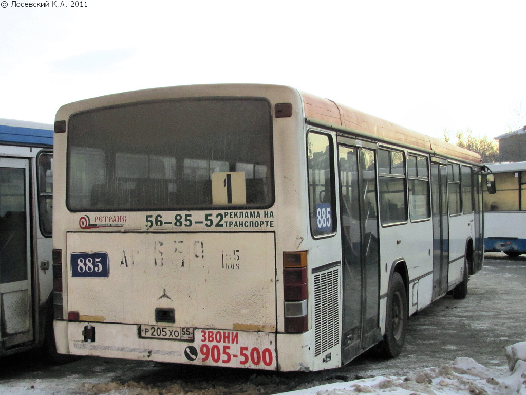 Омская область, Mercedes-Benz O345 № 885