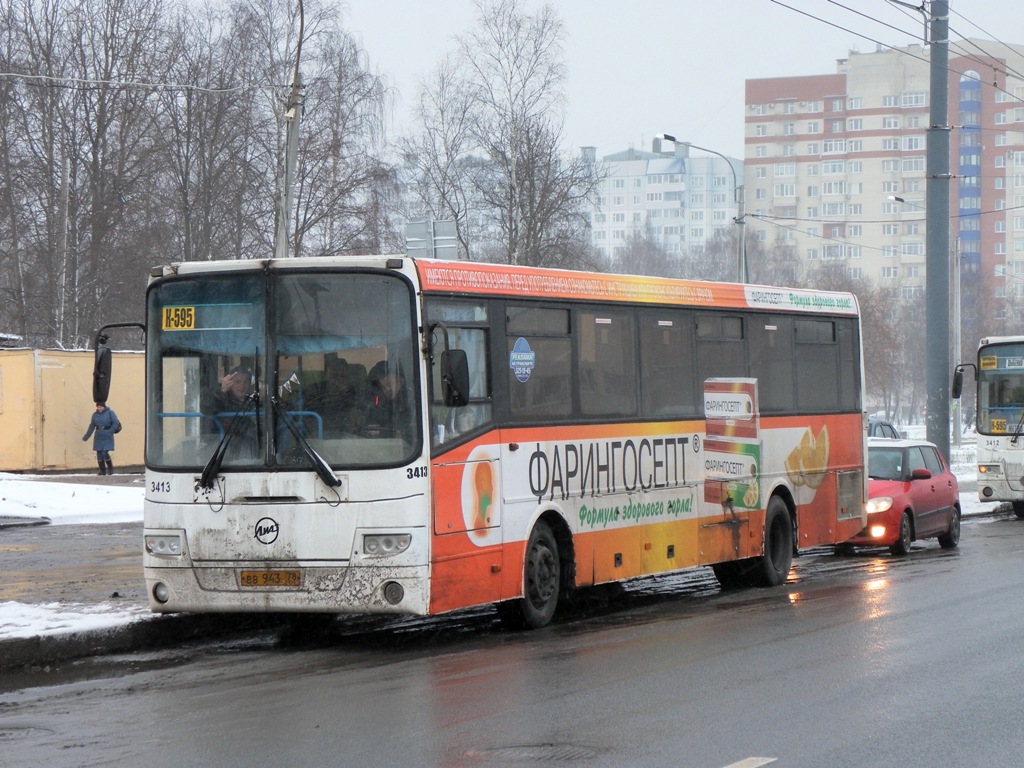 Санкт-Петербург, ЛиАЗ-5256.23-01 (ГолАЗ) № 3413