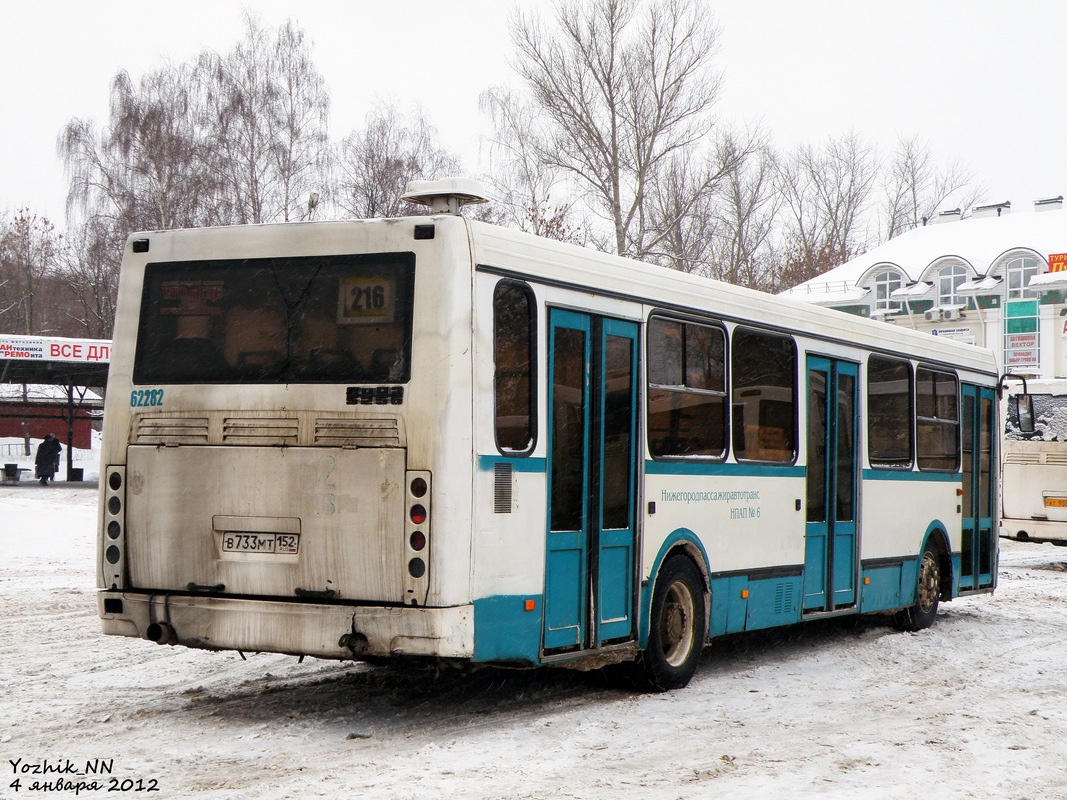 Нижегородская область, ЛиАЗ-5256.25 № 62282