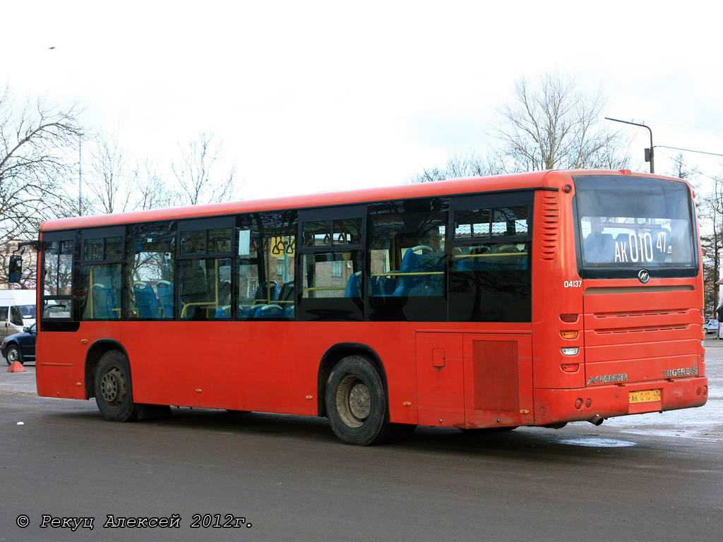 Ленинградская область, Higer KLQ6118GS № 04137