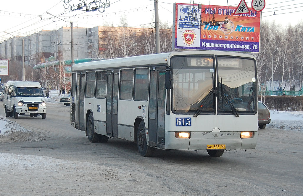 Омская область, Mercedes-Benz O345 № 615