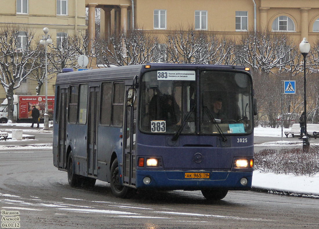 Sankt Peterburgas, LiAZ-5256.25 Nr. 3025