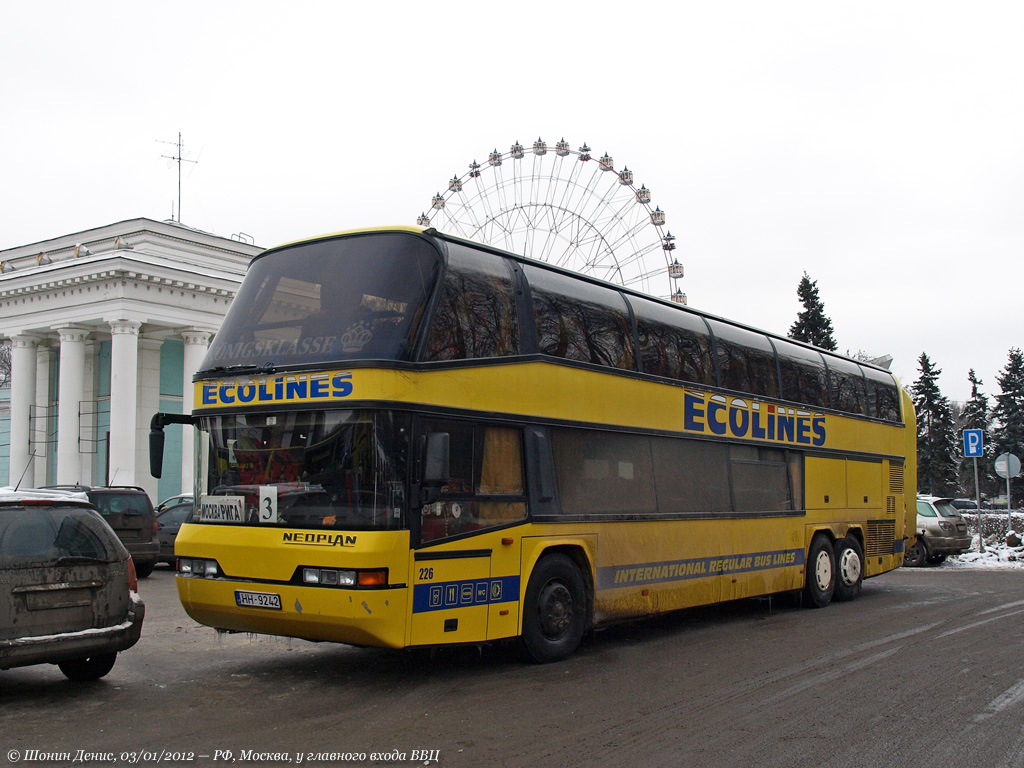 Латвия, Neoplan N122/3L Skyliner № 226