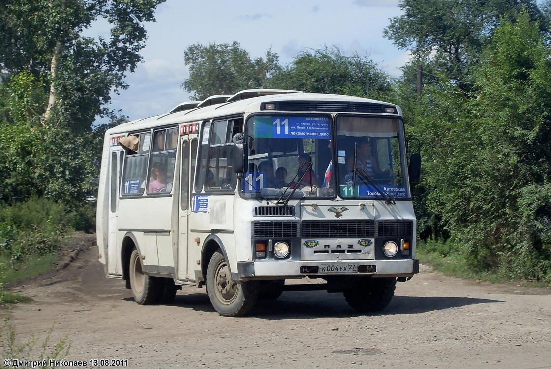 Хабаровский край, ПАЗ-32051-110 № К 004 УХ 27