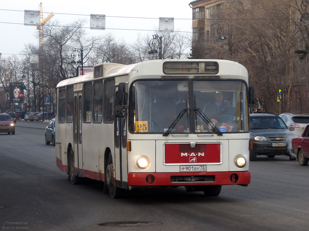 Тюменская область, MAN 192 SL200 № Р 901 ВУ 72