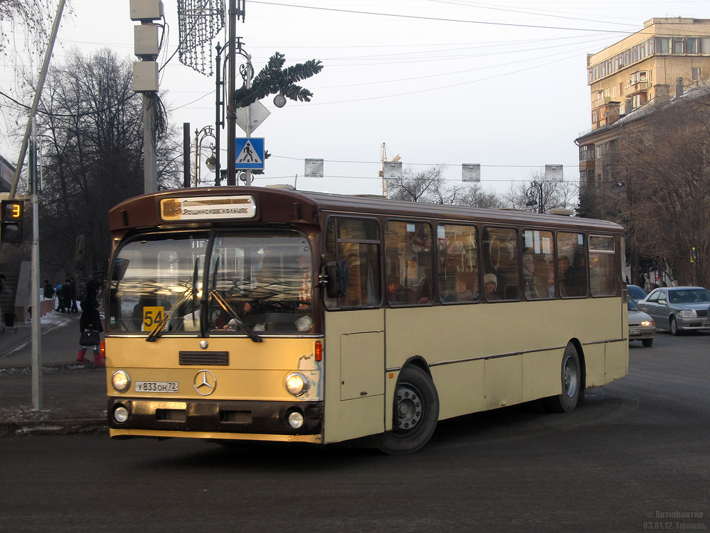 Тюменская область, Mercedes-Benz O305 № У 833 ОН 72