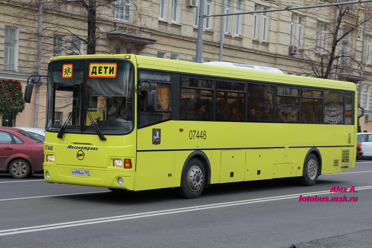 Moskau, LiAZ-5256.13 Nr. 07448