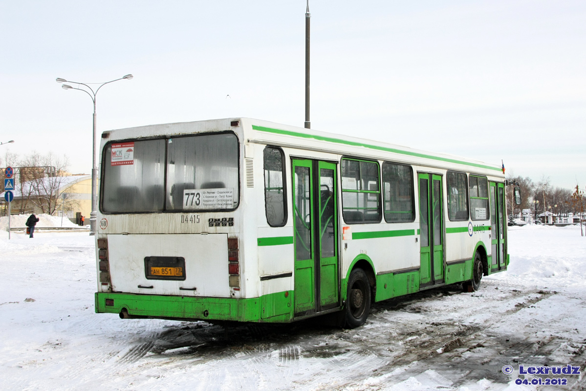 Маршрут автобуса 773