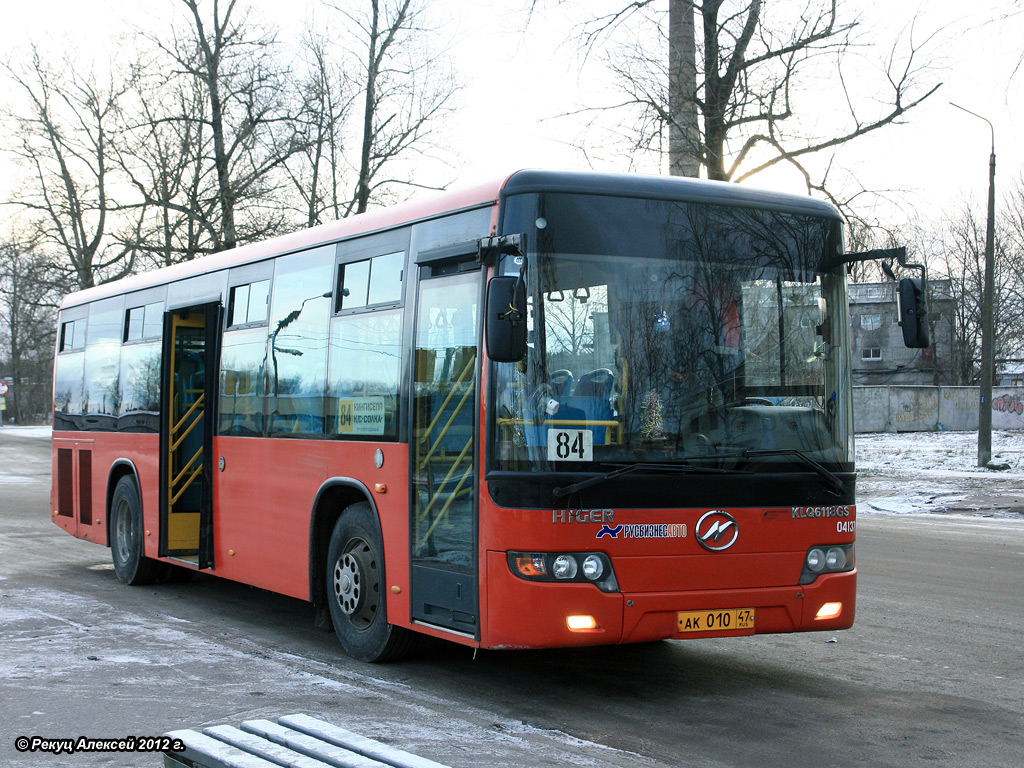 Ленинградская область, Higer KLQ6118GS № 04137