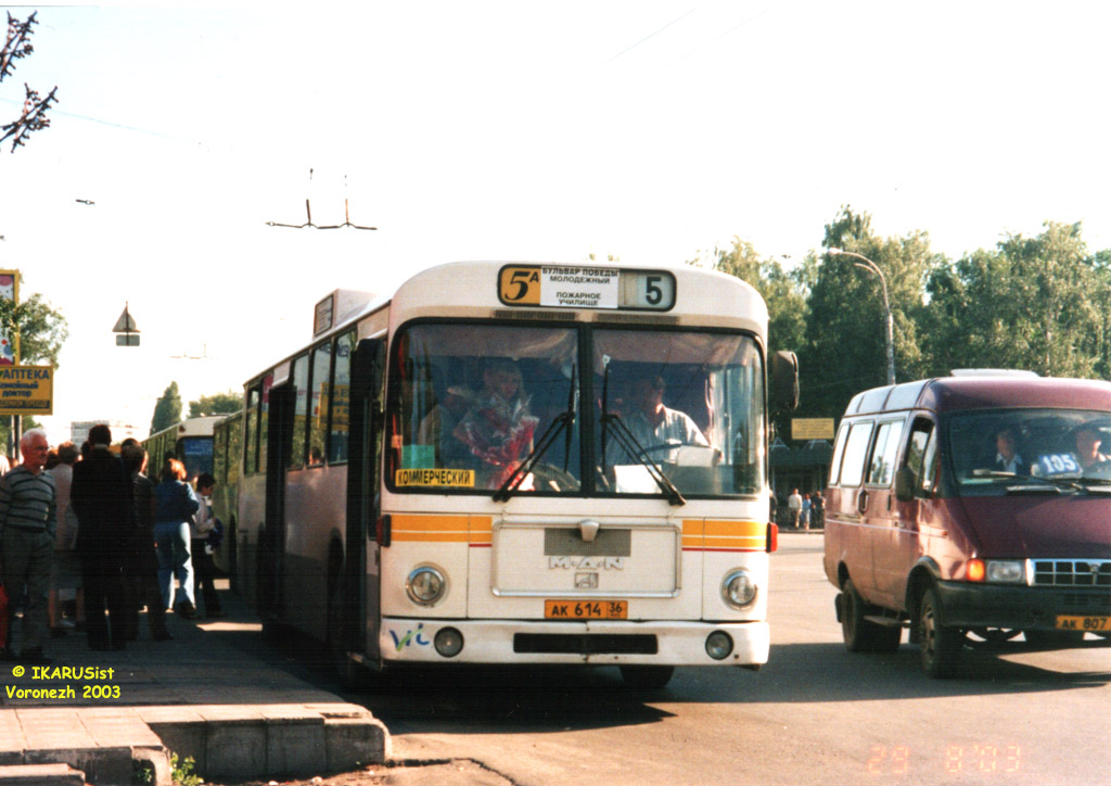 Воронежская область, MAN 192 SL200 № АК 614 36