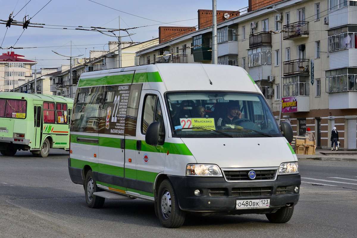 Краснодарский край, FIAT Ducato 244 CSMMC-RLL, -RTL № О 480 ВК 123