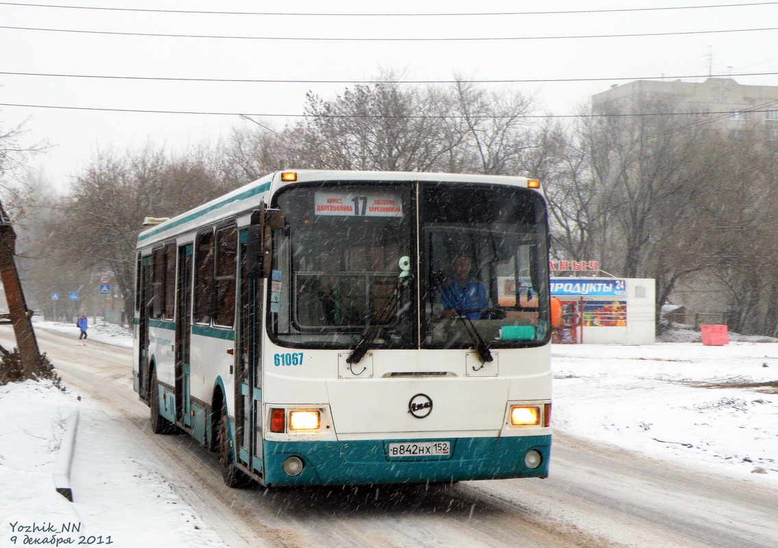 Нижегородская область, ЛиАЗ-5256.26 № 61067