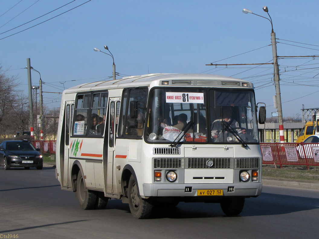 Нижегородская область, ПАЗ-32054 № АУ 027 52